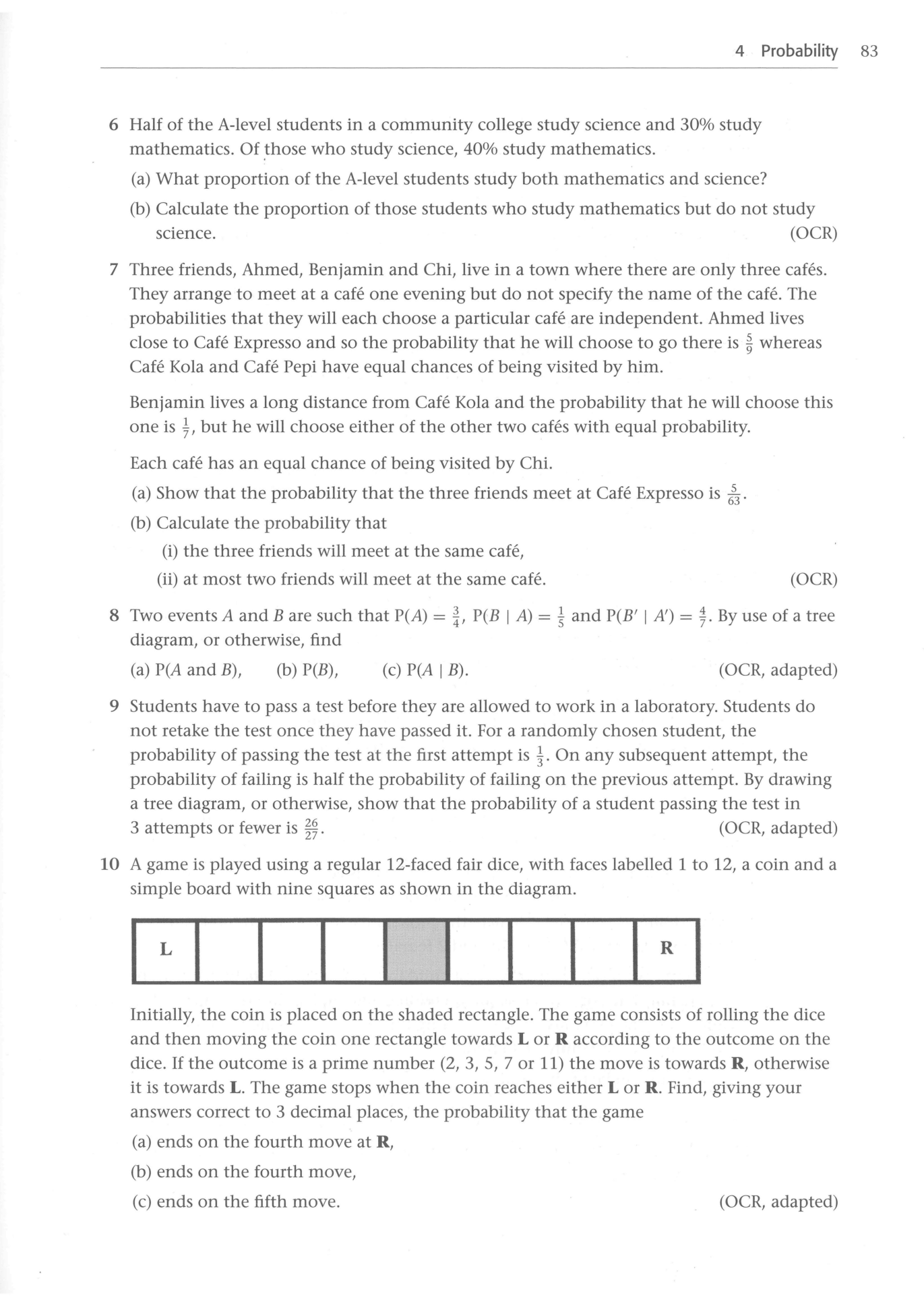 Cambridge Statistics
